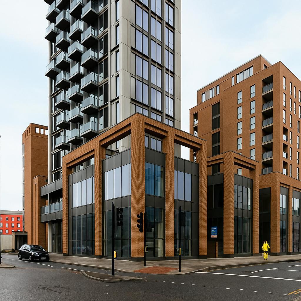 Modern 1-bed Flat - Icon Tower - New Build In One West Point * Londra